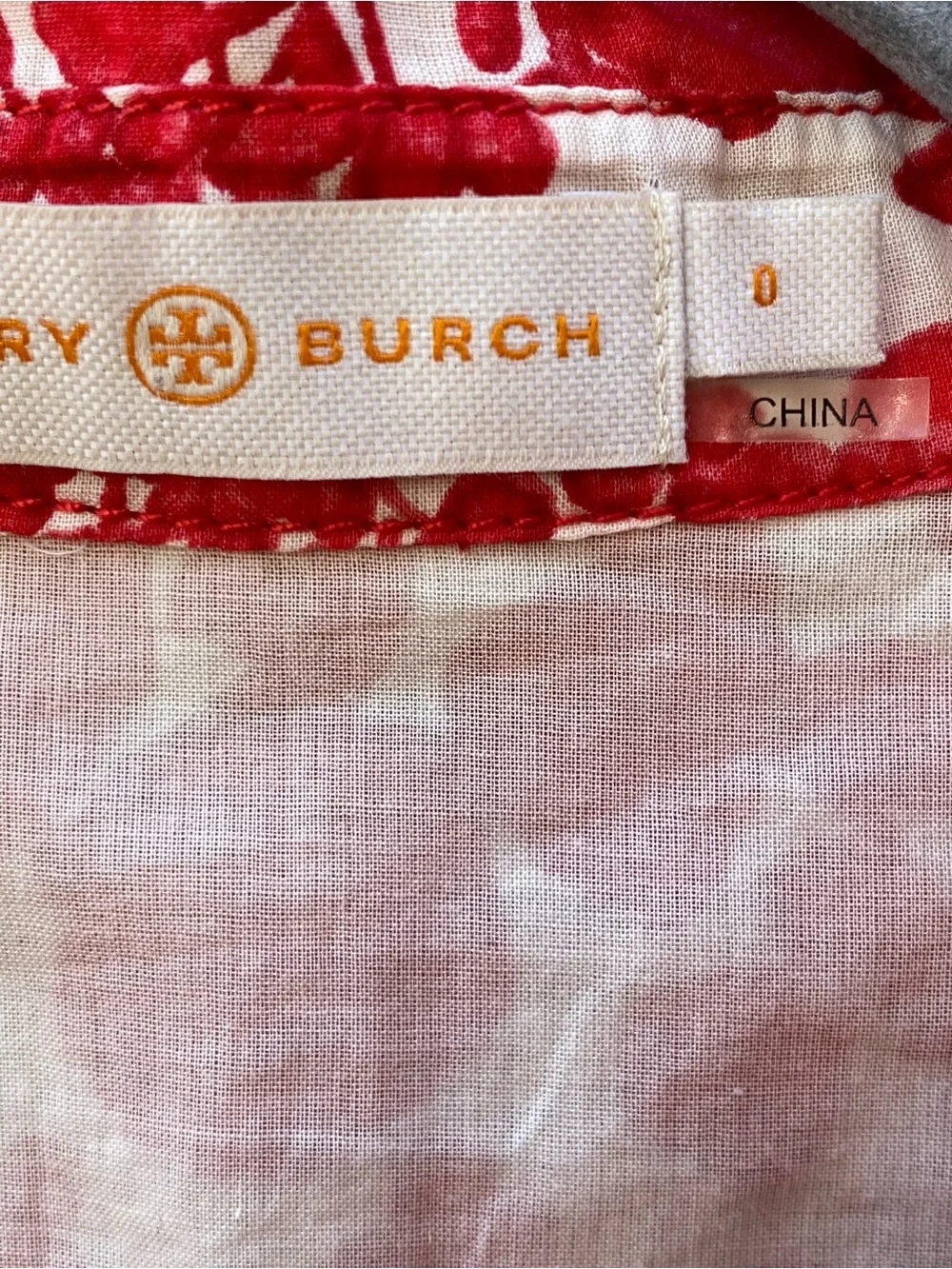 Tory Burch Floral Print Brigitte Shirt Dress Size 0
